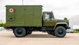 Дезинфекционно-душевая установка на автомобильном шасси