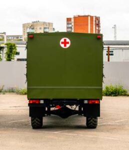 Дезинфекционно-душевая установка на автомобильном шасси
